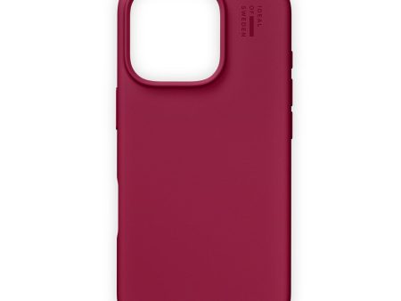 iDeal Of Sweden iPhone 16 Pro Max Silicone Case - MagSafe Kompatibel - Cranberry For Sale