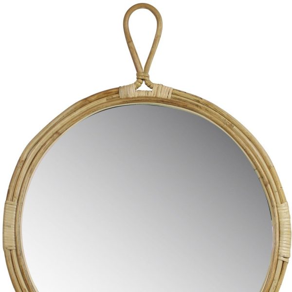 Round Bamboo Wall Mirror Online Sale