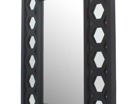 Black Square Accent Mirror Online