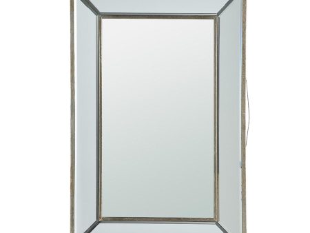 16  Silver Glass Framed Accent Mirror Online now