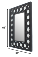 Black Square Accent Mirror Online