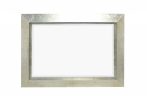 Silver Rectangle Accent Metal Mirror Online