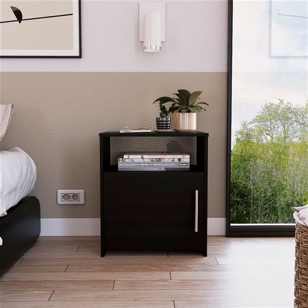 23  Faux Wood Nightstand With Storage Discount