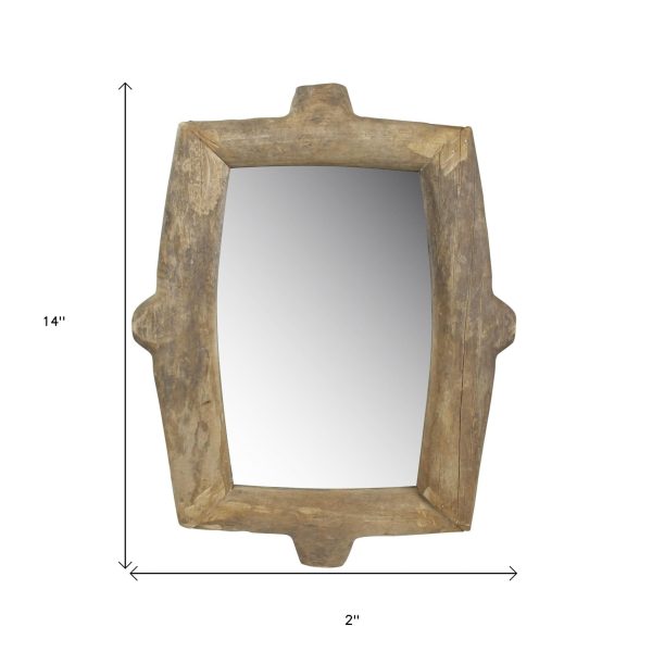 Natural Wooden Wall Mirror Sale