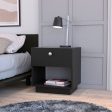 20  Black One Drawer Nightstand With Integrated Tech Online