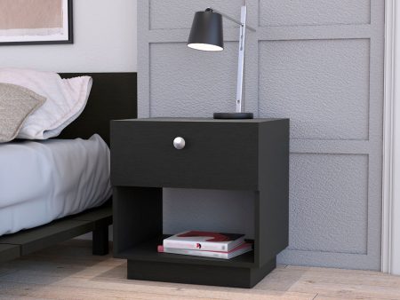 20  Black One Drawer Nightstand With Integrated Tech Online