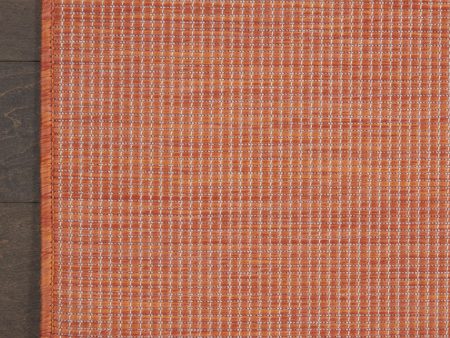 12  Terracotta Indoor Outdoor Area Rug For Sale