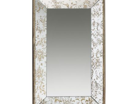 20  Silver Glass Framed Accent Mirror on Sale