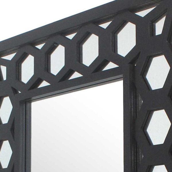 Black Square Accent Mirror Online