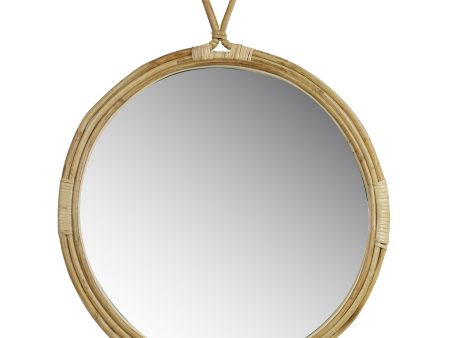 Round Bamboo Wall Mirror Online Sale