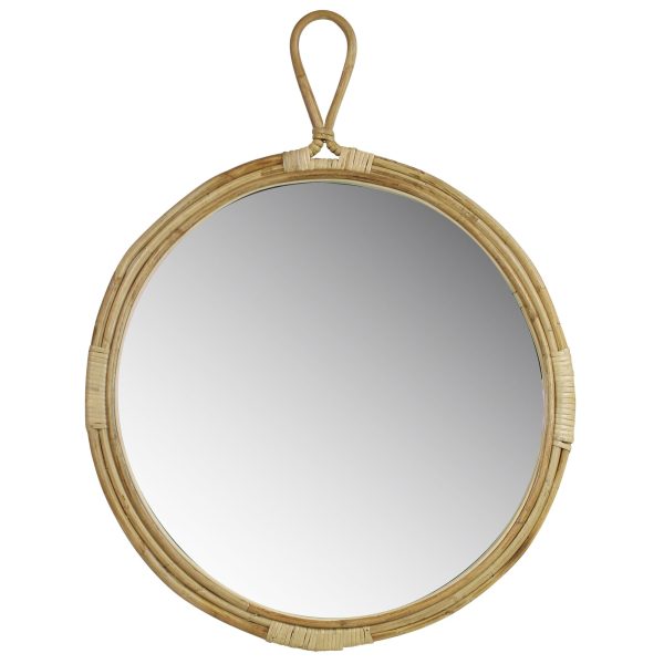 Round Bamboo Wall Mirror Online Sale