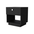 20  Black One Drawer Nightstand With Integrated Tech Online