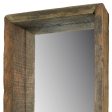 Petite Wooden Mirrored Shelf Hot on Sale