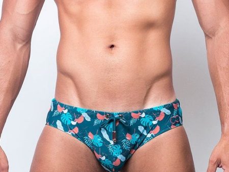 V10 Print Swimwear - Monstera For Discount