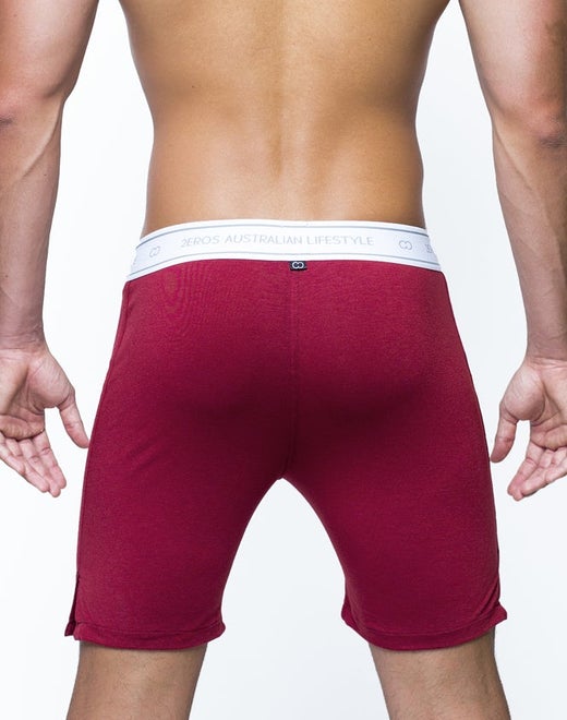 LS10 Core (Series 2) Lounge Boxer Shorts - Cabernet For Cheap