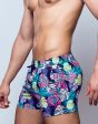 S50 Print Swim Shorts - Monstera Black Discount