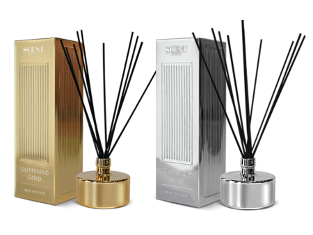 Glistening Gold & Glistening Silver Reed Diffusers Bundle Cheap