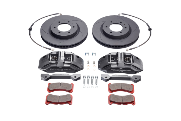 LX570 (M14 mounting bracket) 16-on Stage-1: 6 Piston Caliper & 14.6   1-Piece Rotor Hard   Grey Online now