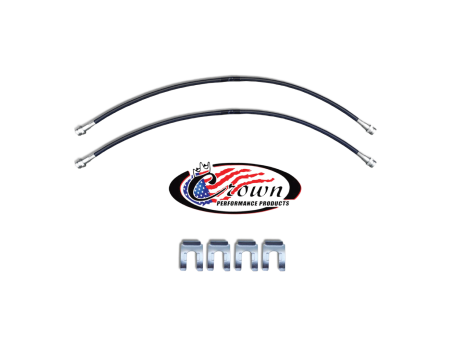 Crown Performance Brake Line Kit, 05-23 Tacoma, +4″ – Black Fashion