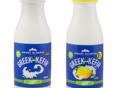 Greek Goats Milk Kefir Duo Bundle - Original & Lemon | 6 or 12 Pack Online Sale