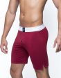 LS10 Core (Series 2) Lounge Boxer Shorts - Cabernet For Cheap