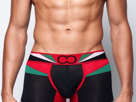 U31 Vavoom Trunk Underwear - Black Green Supply