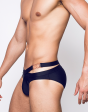 BLK Double Strap Swim Brief - Black For Cheap