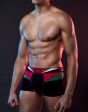 U31 Vavoom Trunk Underwear - Black Green Supply