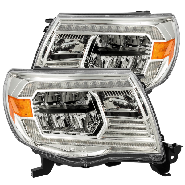 AlphaRex - LUXX-Series LED Crystal Headlights - Toyota Tacoma (2005-2011) on Sale