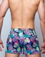 S50 Print Swim Shorts - Monstera Black Discount