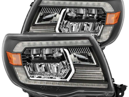 AlphaRex - LUXX-Series LED Crystal Headlights - Toyota Tacoma (2005-2011) on Sale