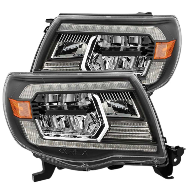 AlphaRex - LUXX-Series LED Crystal Headlights - Toyota Tacoma (2005-2011) on Sale