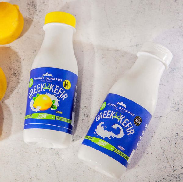 Greek Goats Milk Kefir Duo Bundle - Original & Lemon | 6 or 12 Pack Online Sale