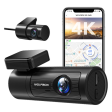 WOLFBOX - i05 | WOLFBOX Dash Cam Front and Rear, 4K Dash Cam with GPS WiFi UHD 2160P 1600P + 1080P Online