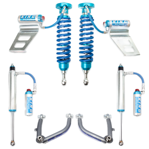 07-21 Toyota Tundra King 2.5 RR EXT Travel Coilovers & Rear Shocks w  Adjusters & Upper Control Arms Online now