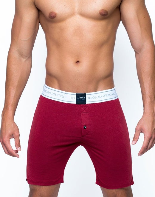 LS10 Core (Series 2) Lounge Boxer Shorts - Cabernet For Cheap