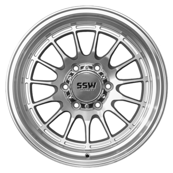 DAKAR   MACHINED SILVER   17X9.0 -25 Hot on Sale