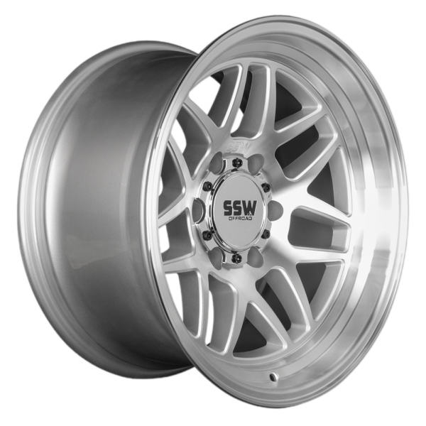 SIERRA   MACHINED SILVER   17X9.0 -25 Sale