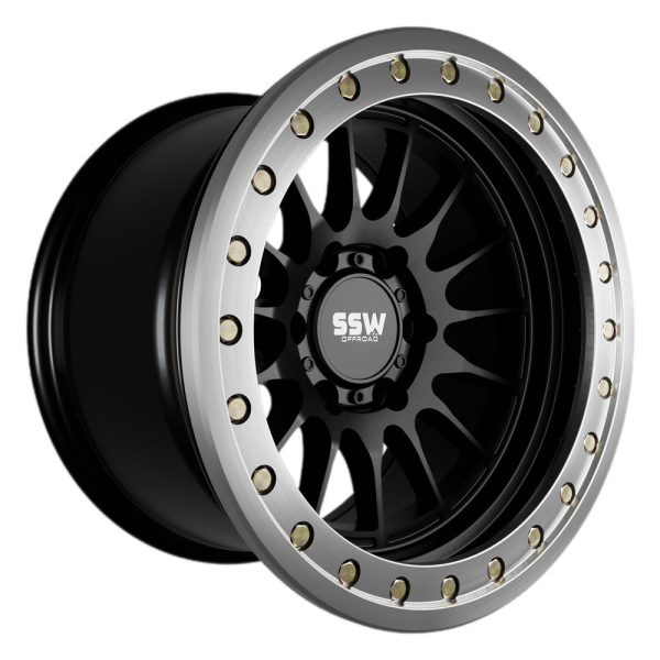 BEADLOCK DAKAR   MATTE BLACK   17X9.0 -25 Supply