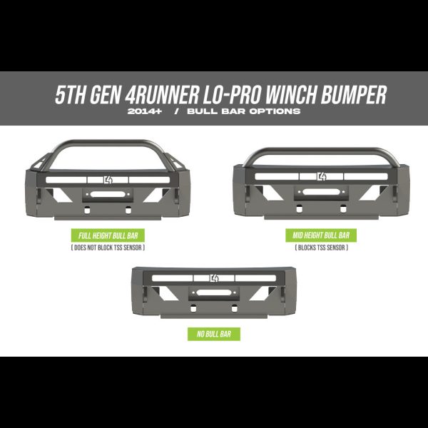 4Runner Lo Pro Winch Bumper   5th Gen   2014+ Online Hot Sale