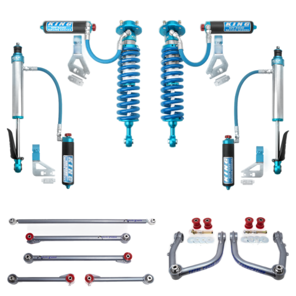 22-23 Toyota Tundra King 2.5 RR Coilovers & Rear Shocks w  Upper Arms & Trailing Arm Combo Kit For Discount