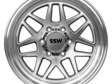 SIERRA   MACHINED SILVER   17X9.0 -25 Sale