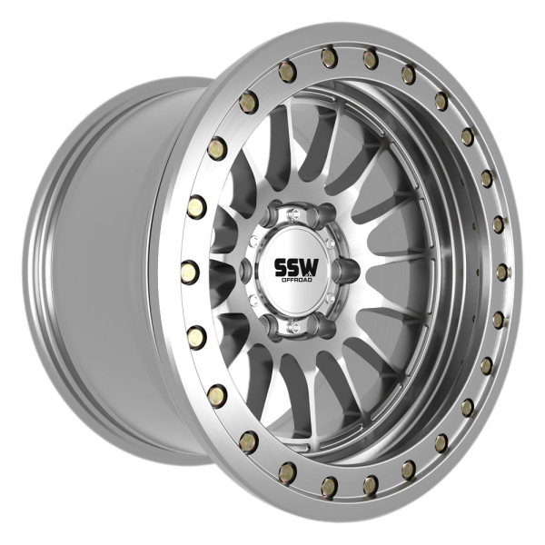 BEADLOCK DAKAR   MACHINED SILVER   17X9.0 -25 Discount