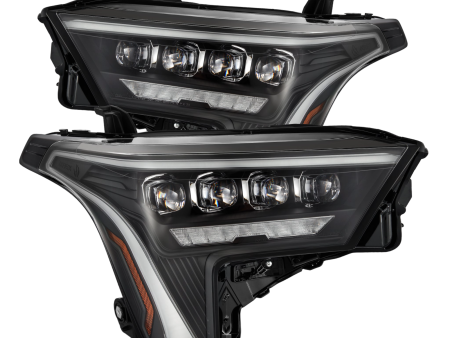 22-24 Toyota Tundra Sequoia NOVA-Series LED Projector Headlights Black For Discount